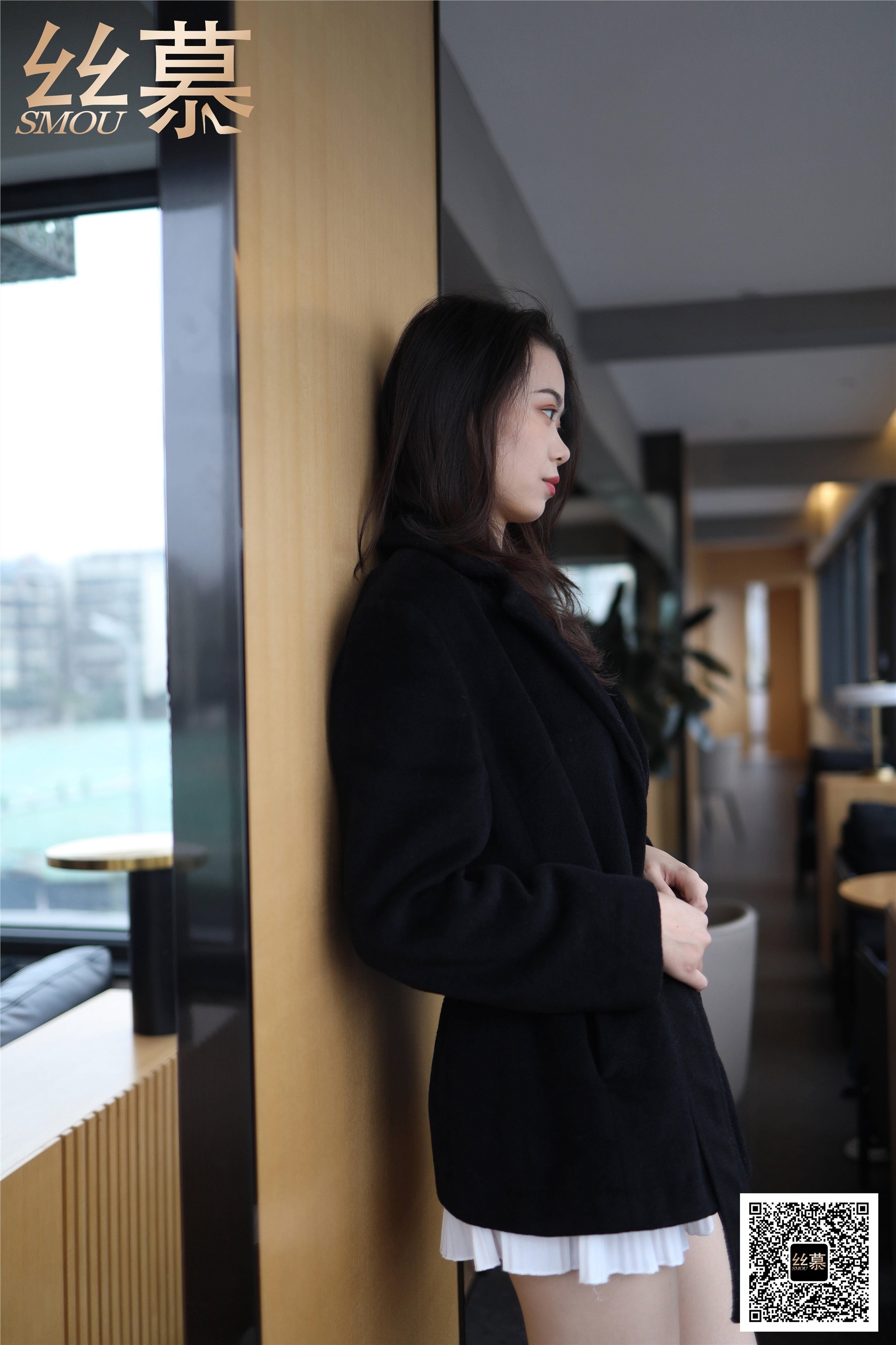 丝慕写真 SM406 天天一元 模特：芝芝《百褶裙经典穿搭》